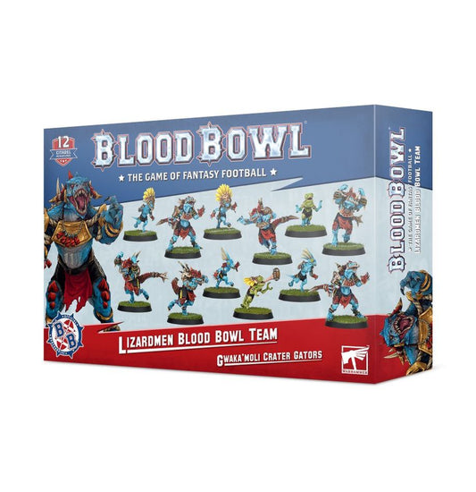 Blood Bowl - Lizardmen Blood Bowl Team – Gwaka'moli Crater Gators (200-74)