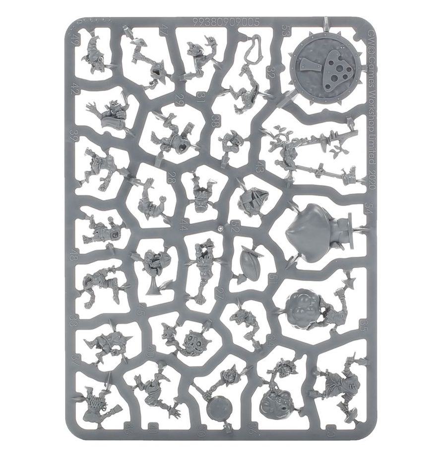 Blood Bowl - Snotlings Blood Bowl Team: The Migthy Crud-Creek Nosepickers (202-01)