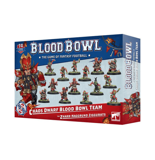 Blood Bowl - Chaos Dwarf Blood Bowl Team: The Zharr-Naggrund Ziggurats (201-11)