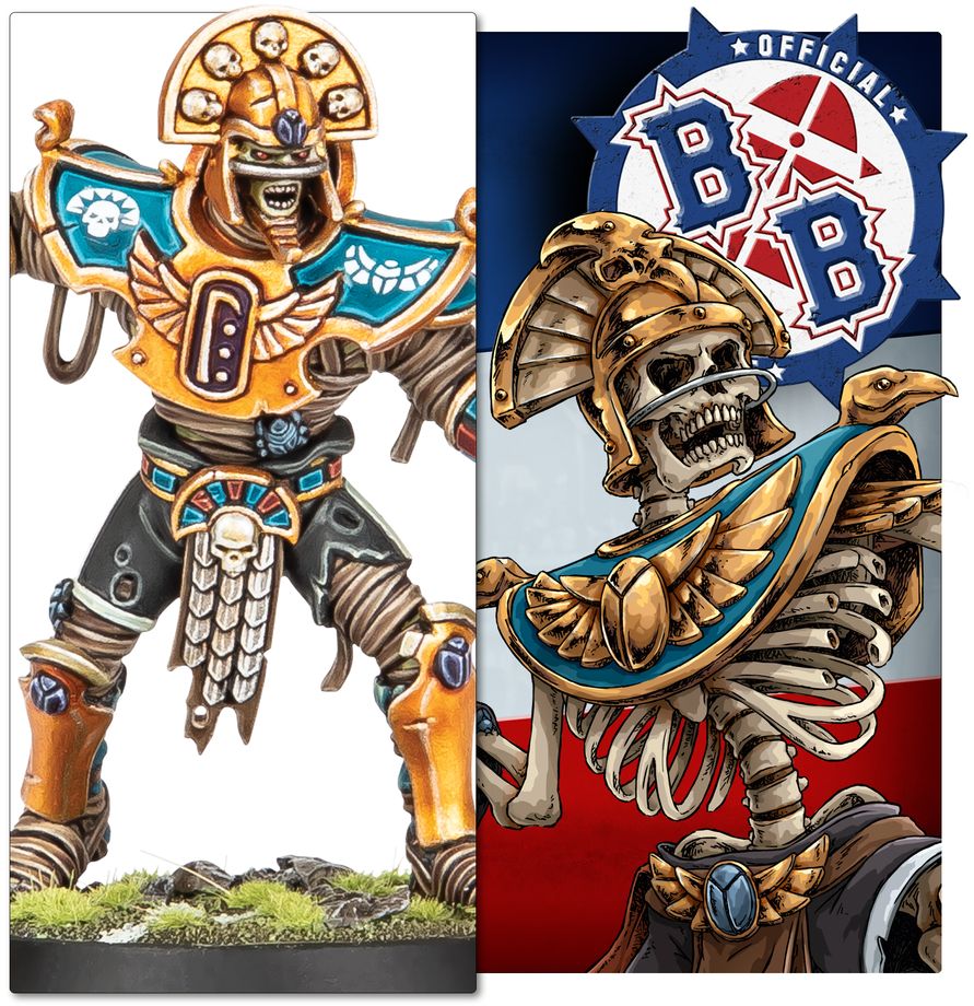 Blood Bowl - Tomb Kings Blood Bowl Team: The Nehekhara Nightmares (202-52)