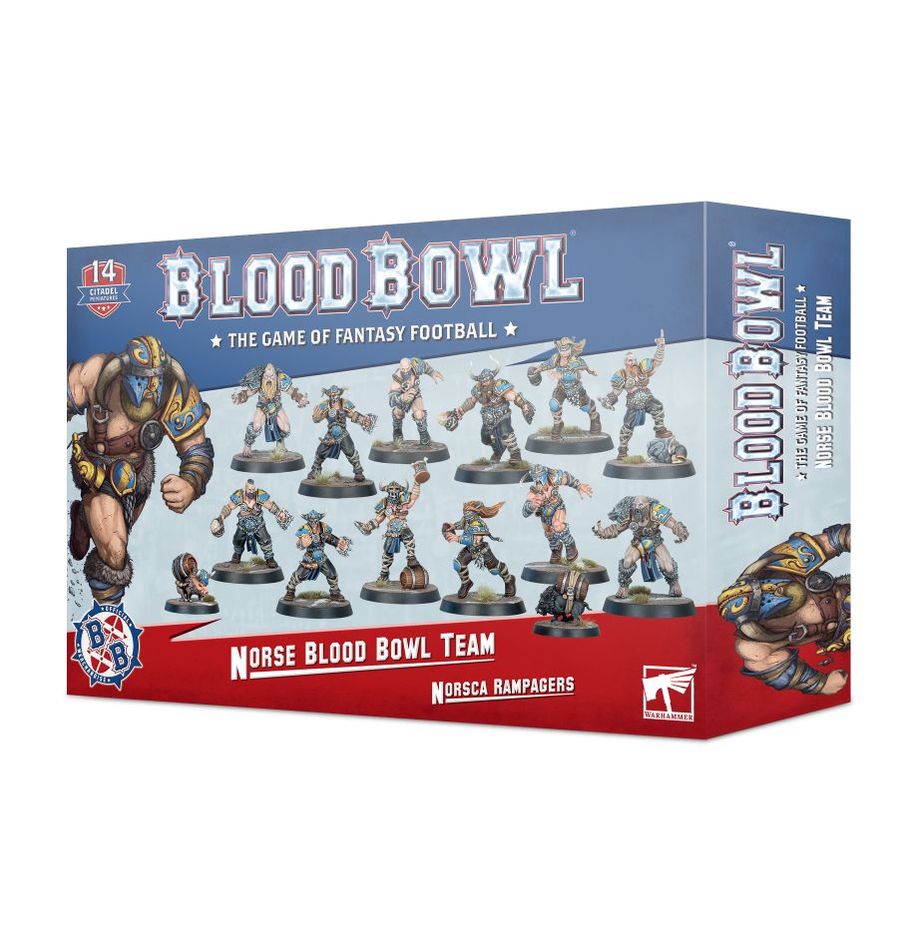 Blood Bowl - Norse Blood Bowl Team: Norsca Rampagers (202-24)