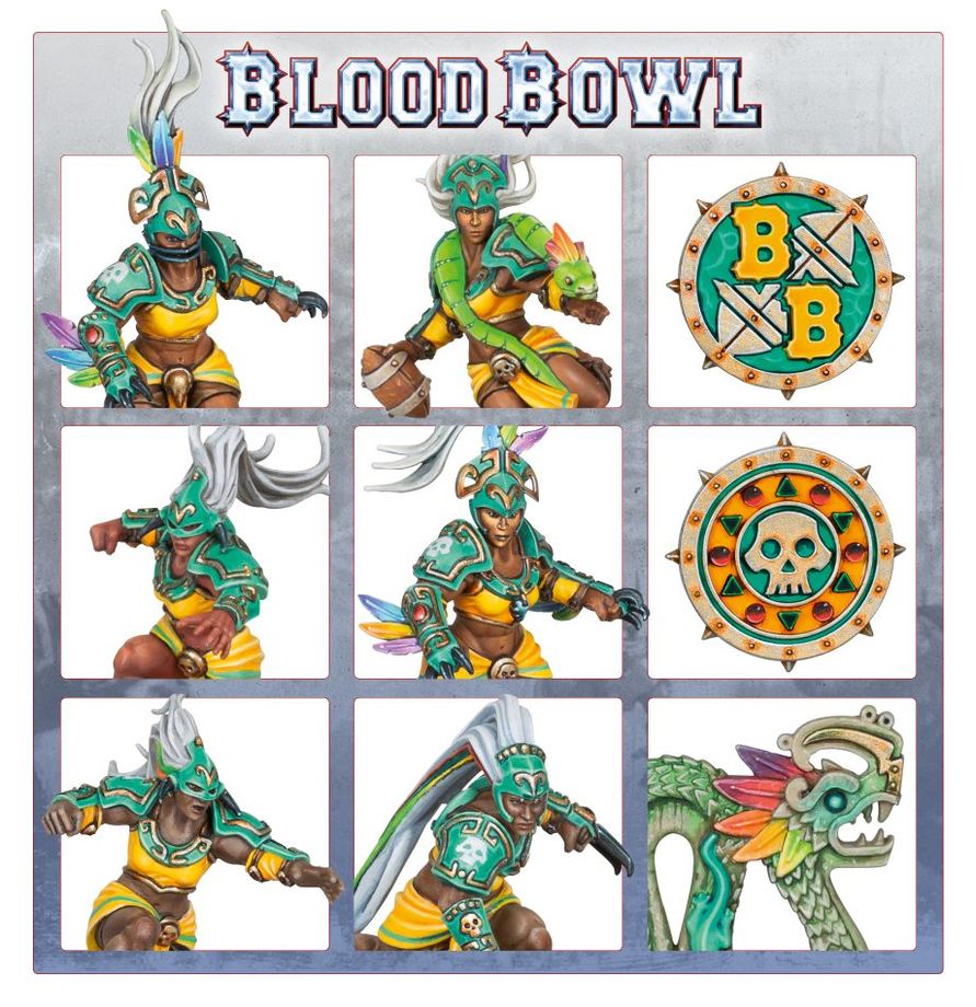 Blood Bowl - Amazon Blood Bowl Team: Kara Temple Harpies (202-26)