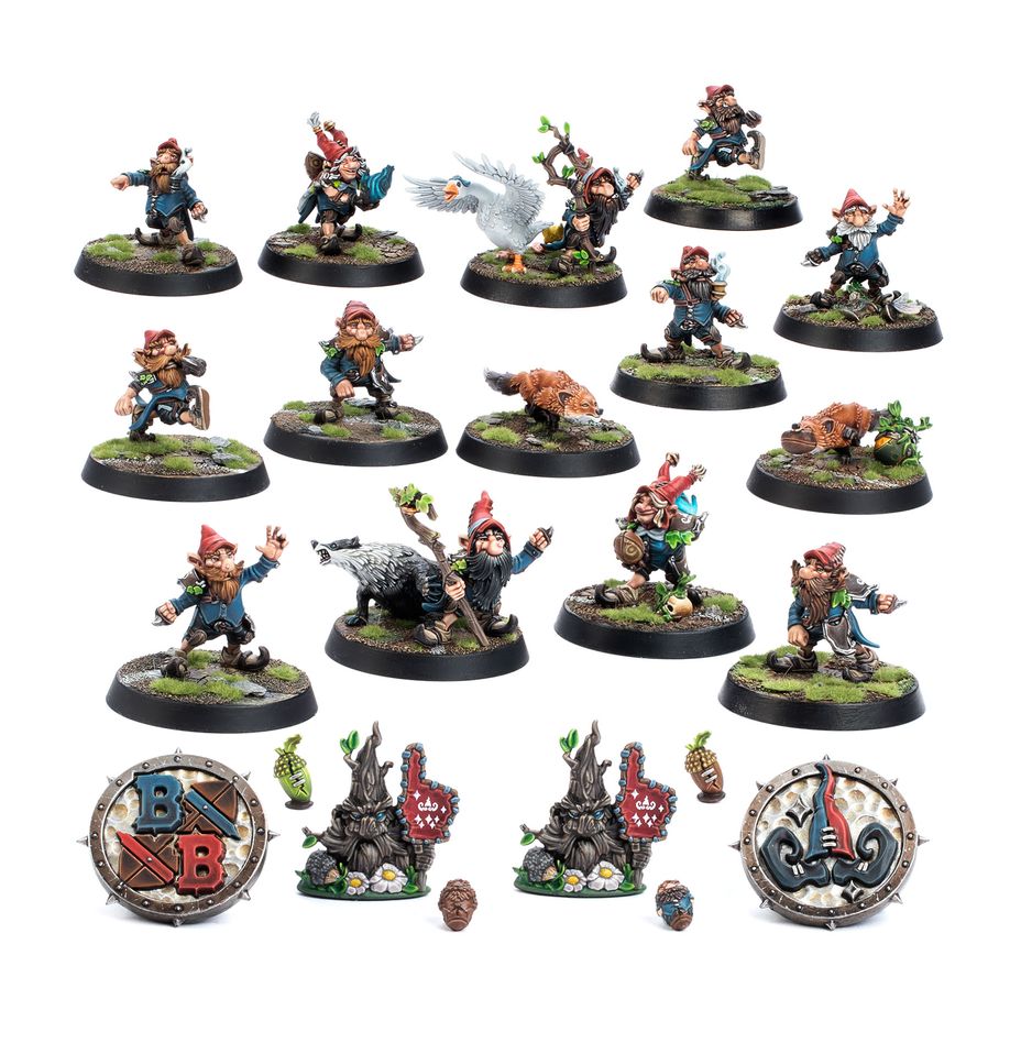 Blood Bowl - Gnome Blood Bowl Team: The Glimdwarrow Groundhogs (202-41)