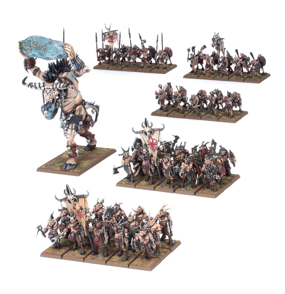 Warhammer The Old World - Bataillon der Tiermenschen-Großherden (08-110)