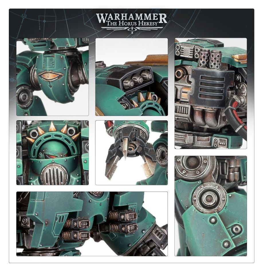 Warhammer: The Horus Heresy: Leviathan Siege Dreadnought with Claw & Drill Weapons (31-29)
