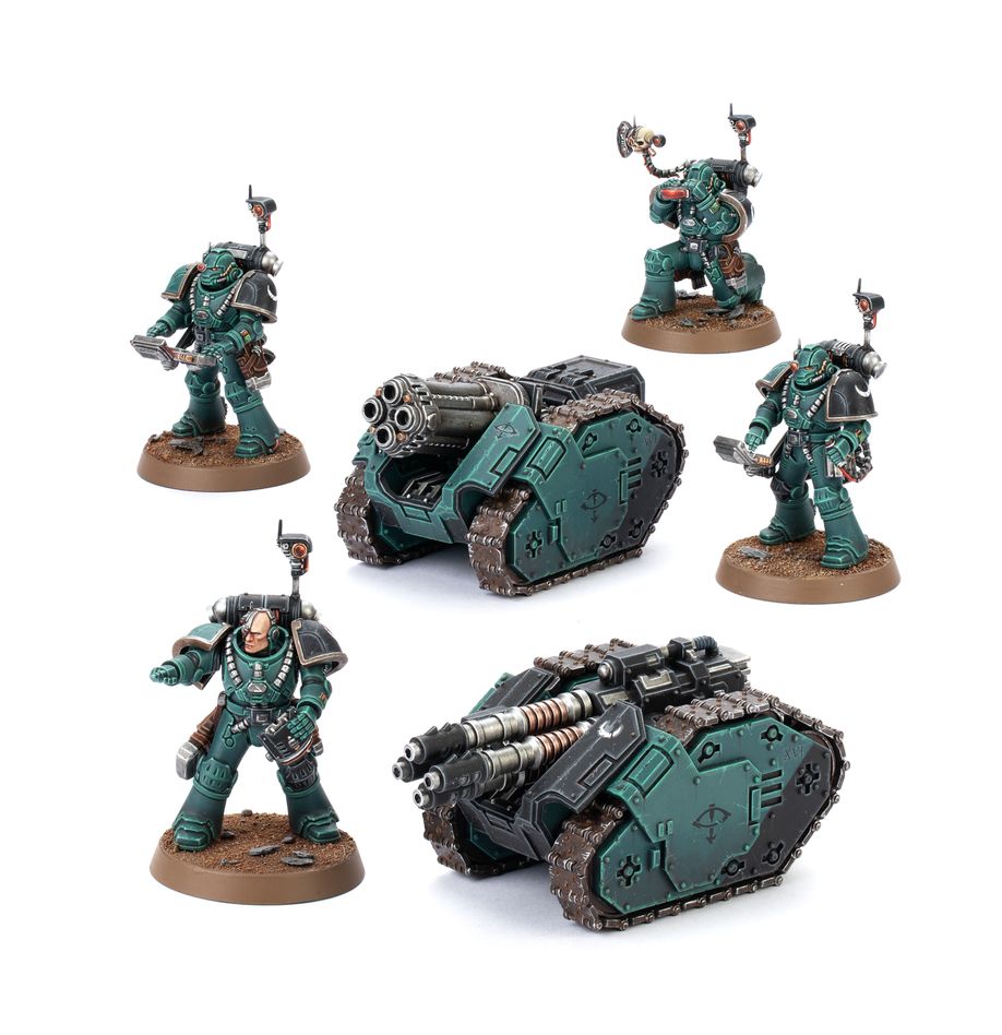 Warhammer: The Horus Heresy - Legiones Astartes: Rapier-Batterie mit Zerstörerlaser und Vierfachwerfer (31-104)