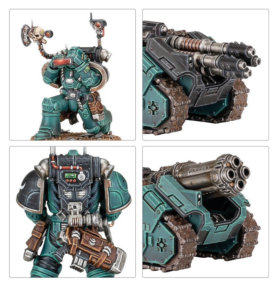 Warhammer: The Horus Heresy - Legiones Astartes: Rapier-Batterie mit Zerstörerlaser und Vierfachwerfer (31-104)