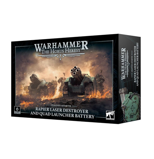 Warhammer: The Horus Heresy - Legiones Astartes: Rapier-Batterie mit Zerstörerlaser und Vierfachwerfer (31-104)