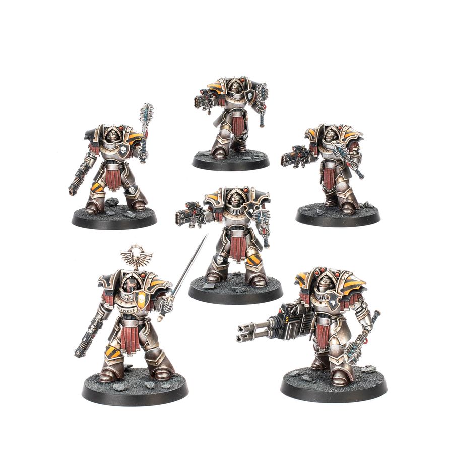 Warhammer: The Horus Heresy - Legiones Astartes - Cataphractii Terminators with Volkite Chargers and Power Mauls (31-144)