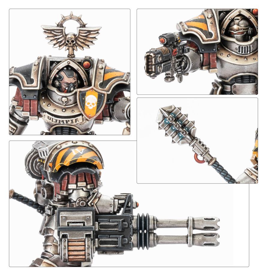 Warhammer: The Horus Heresy - Legiones Astartes - Cataphractii Terminators with Volkite Chargers and Power Mauls (31-144)
