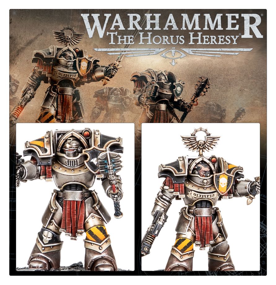 Warhammer: The Horus Heresy - Legiones Astartes - Cataphractii Terminators with Volkite Chargers and Power Mauls (31-144)