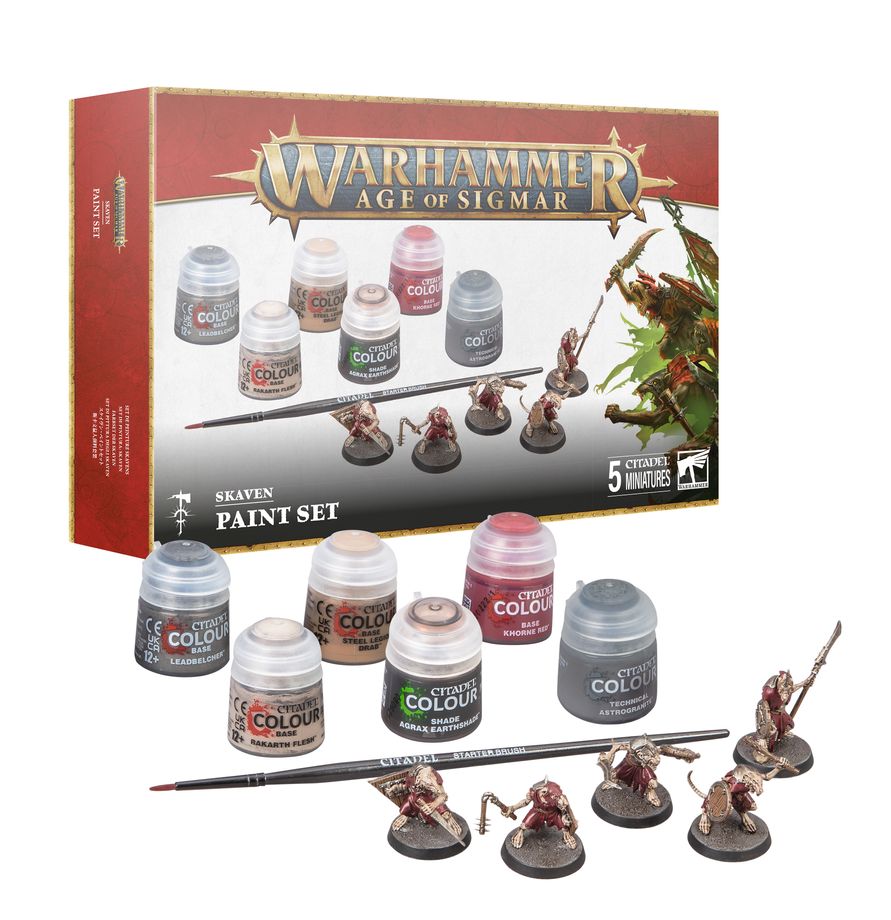 Warhammer - Age of Sigmar - Skaven Paint Set (60-09)