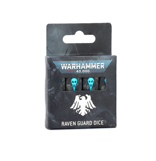 Warhammer 40.000 - Space Marines - Raven Guard Dice (55-62)