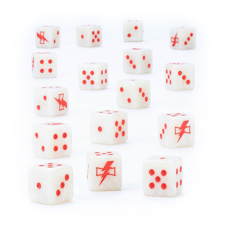 Warhammer 40.000 - Space Marines - White Scars Dice (55-67)
