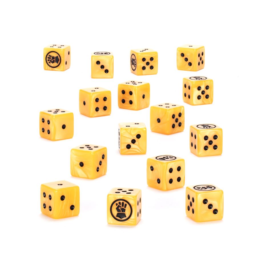Warhammer 40.000 - Imperial Fists Dice (55-64)