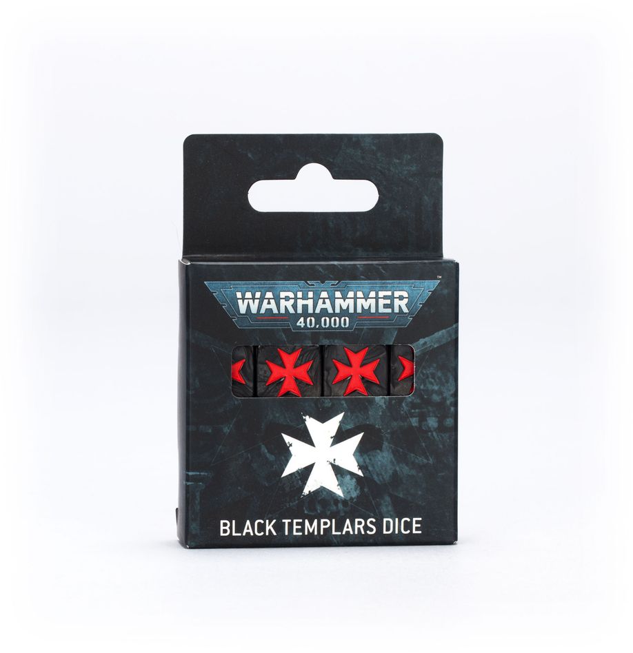 Warhammer: 40.000 -  Würfelset Black Templars (55-51)