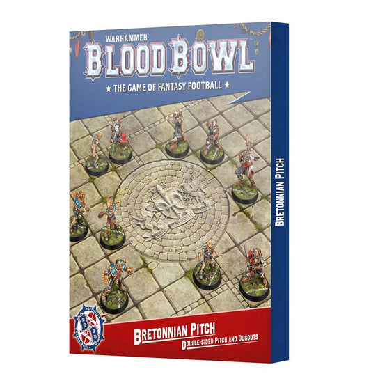 Blood Bowl - Bretonnian Pitch: Double-sided Pitch and Dugouts (202-61)