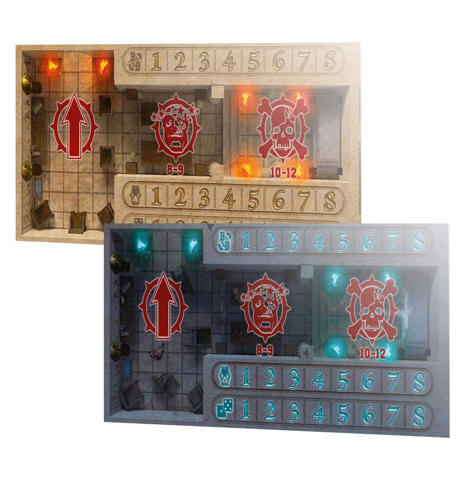 Blood Bowl - Tomb Kings Pitch: Double-sided Pitch and Dugouts Set (202-60)
