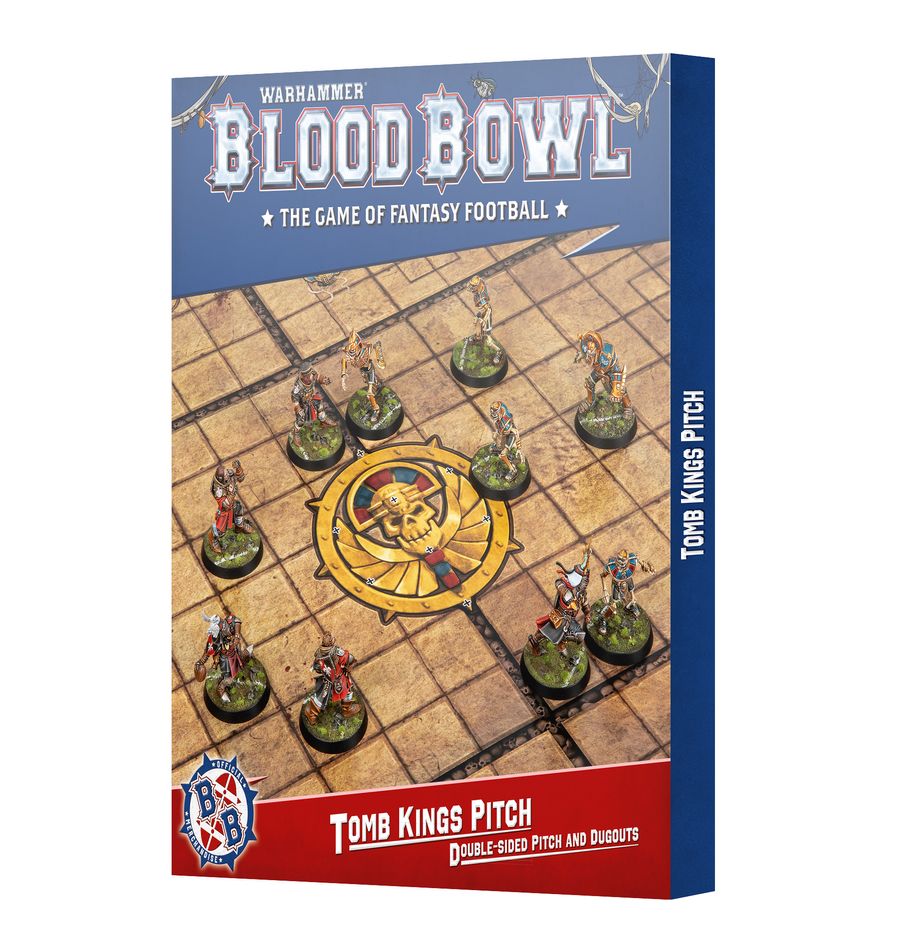 Blood Bowl - Tomb Kings Pitch: Double-sided Pitch and Dugouts Set (202-60)