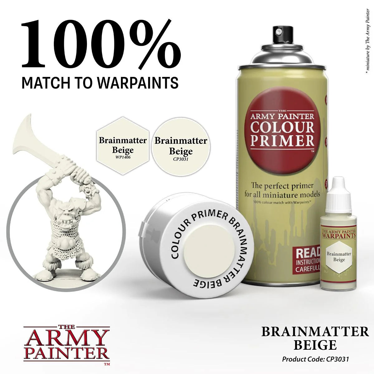 The Army Painter: Colour Primer: Brainmatter Beige spray - CP3031