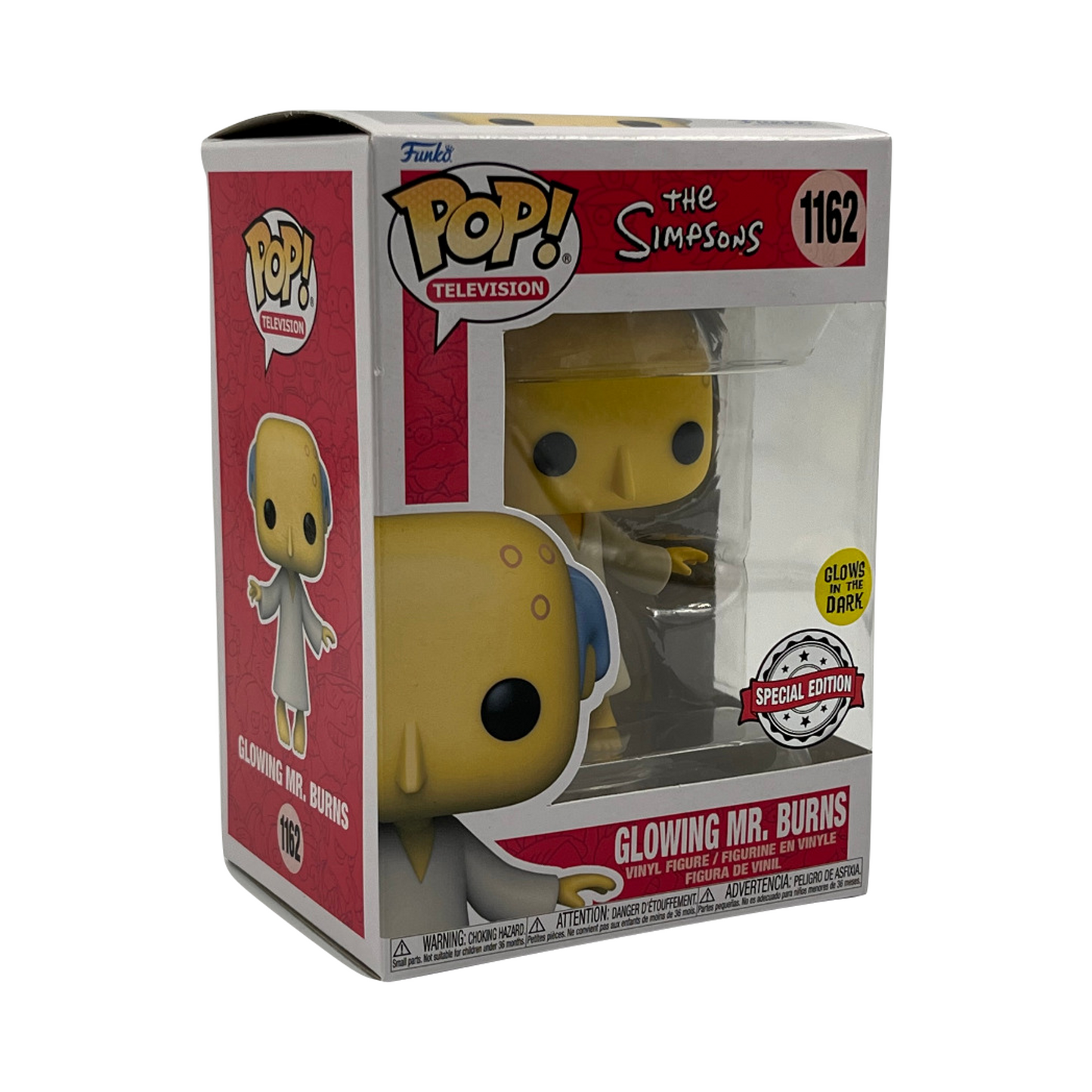 Funko POP! Television: Simpsons- Glowing Mr. Burns (Exclusive) #1162