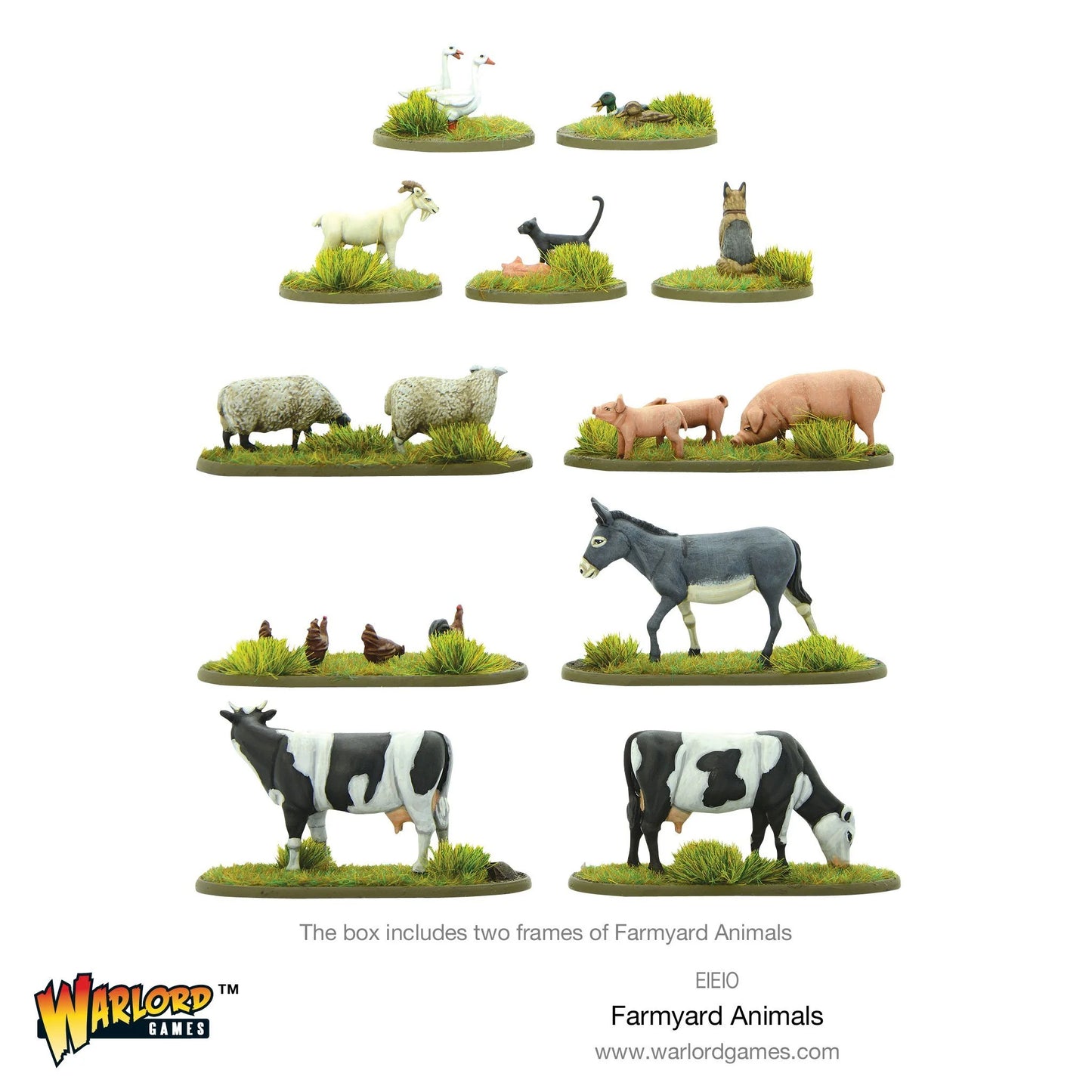 Bolt Action 2 Scenery Farmyard Animals - EN - EIEIO