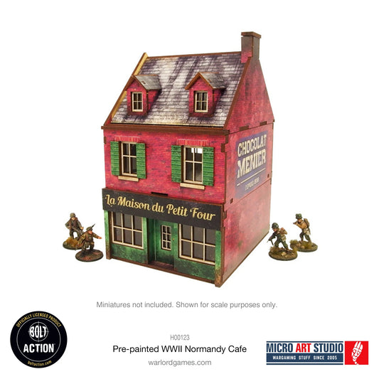 Bolt Action - Pre-painted WW2 Normandy Cafe - H00123