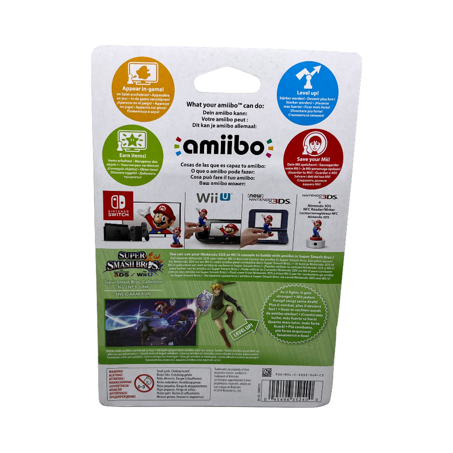 Nintendo Amiibo Super Smash Bros Collection Link