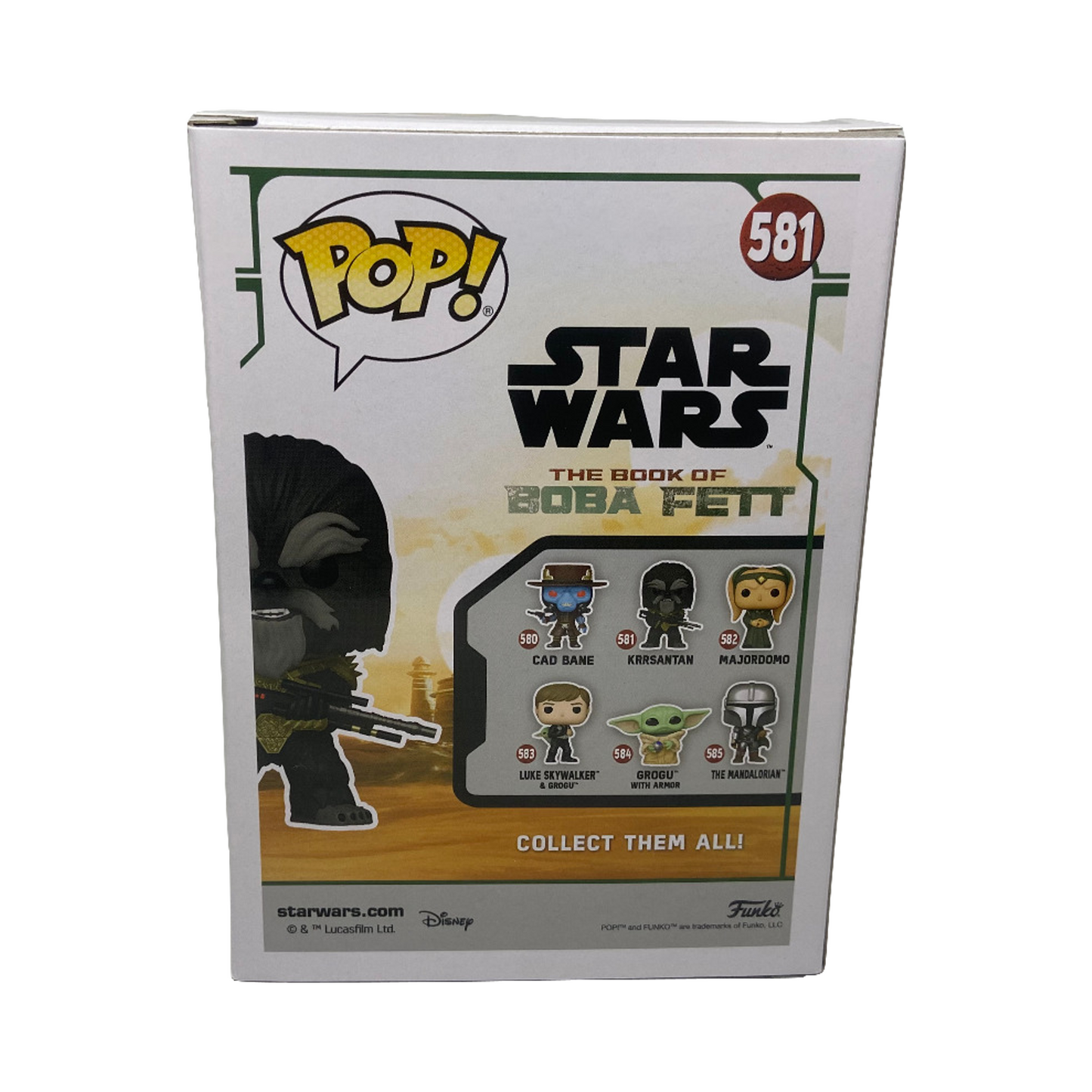 Funko POP! Star Wars Book of Boba Fett S2 - Krrsantan w/BG #581