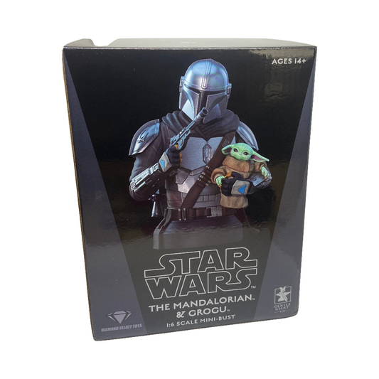 Gentle Giant - Star Wars The Mandalorian With Grogu 1/6 Scale Px Bust