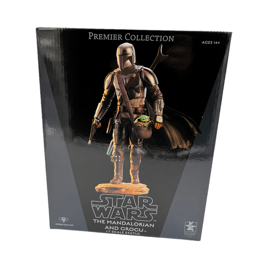 Limited Gentle Giant - Star Wars The Mandalorian W/ Child Premier Collection Statue