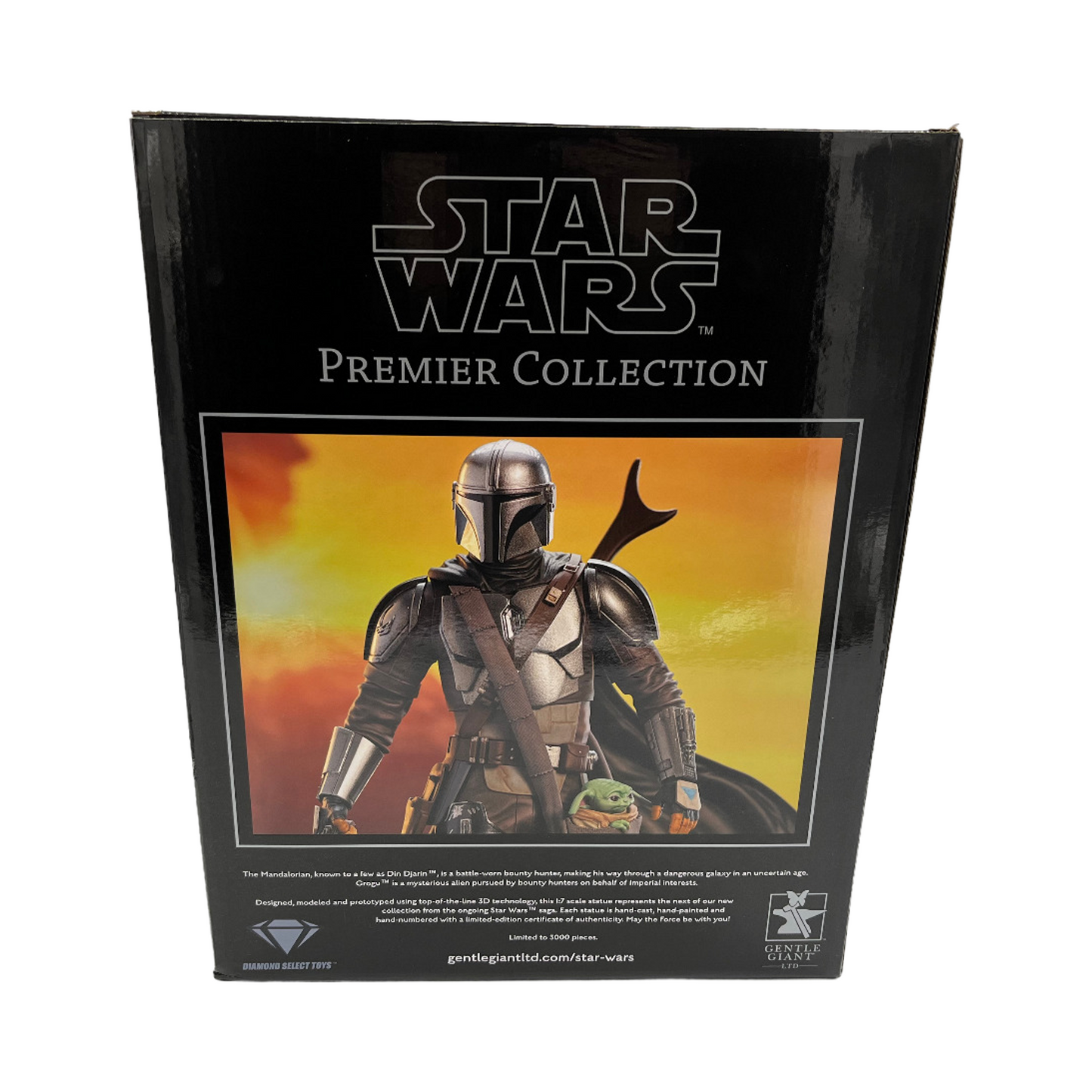 Limited Gentle Giant - Star Wars The Mandalorian W/ Child Premier Collection Statue