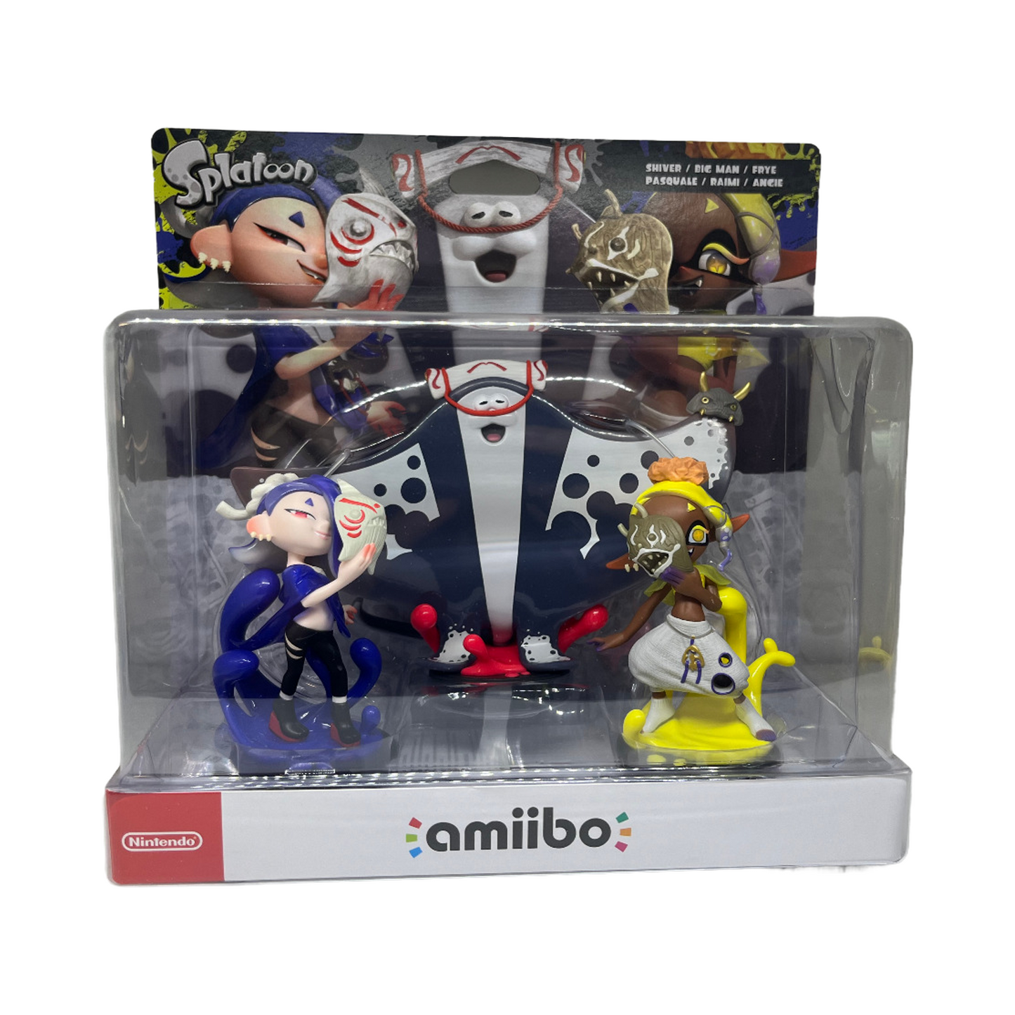 Nintendo Amiibo Splatoon 3 Collection 3-in-1 Mako, Muri & Mantaro