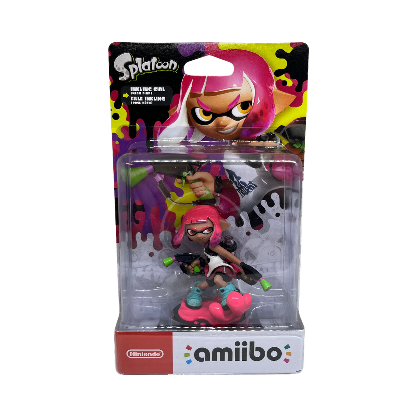 Nintendo Amiibo Splatoon Collection Inkling Mädchen Neonpink