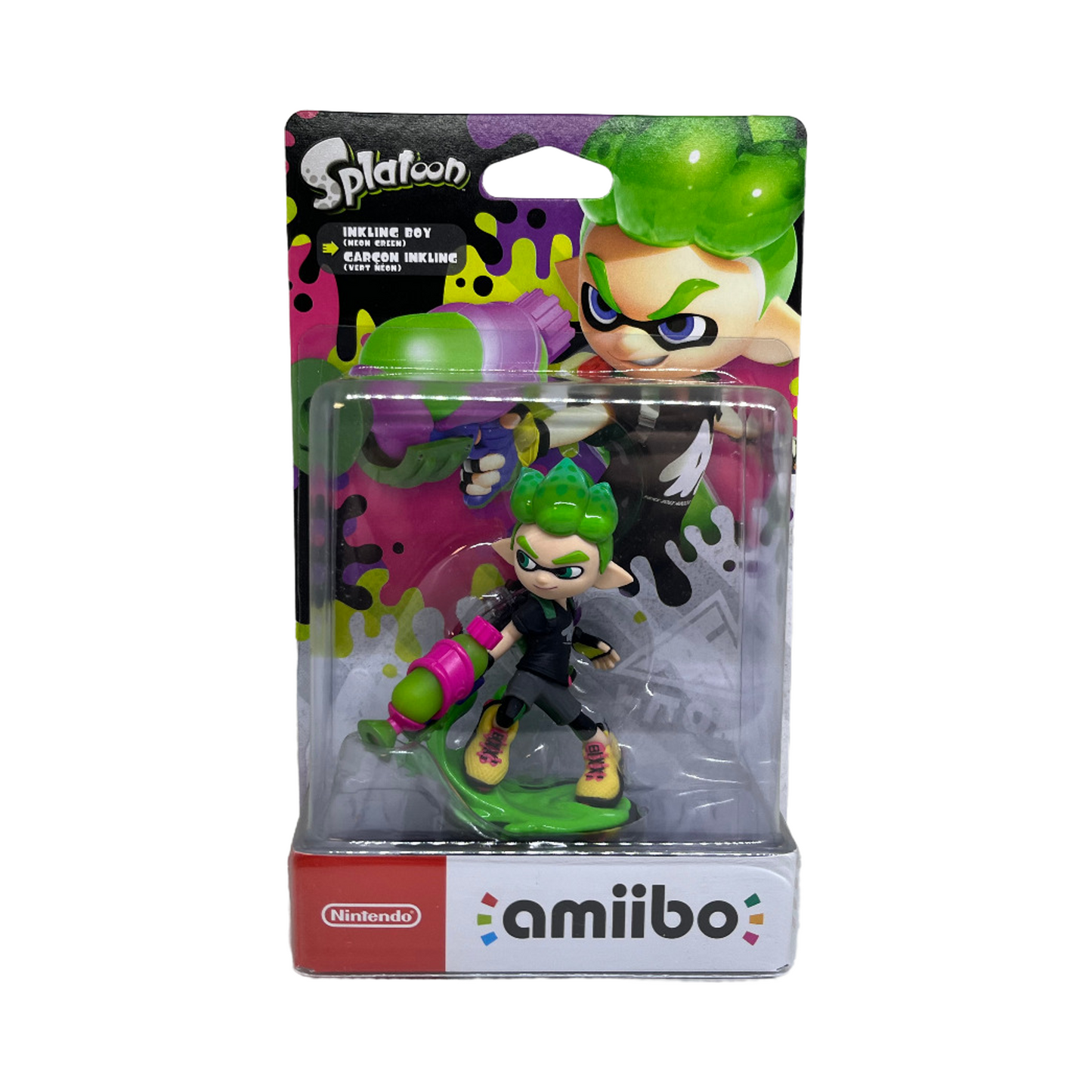 Nintendo Amiibo Splatoon Collection Inkling Junge Neongrün