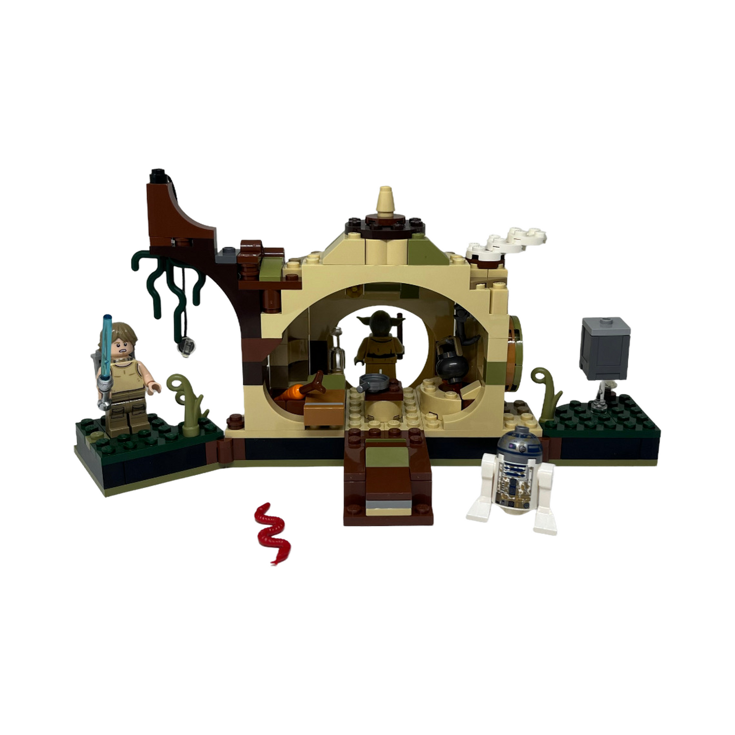 LEGO® Star Wars 75208 Yodas Hütte - gebraucht mit Figuren