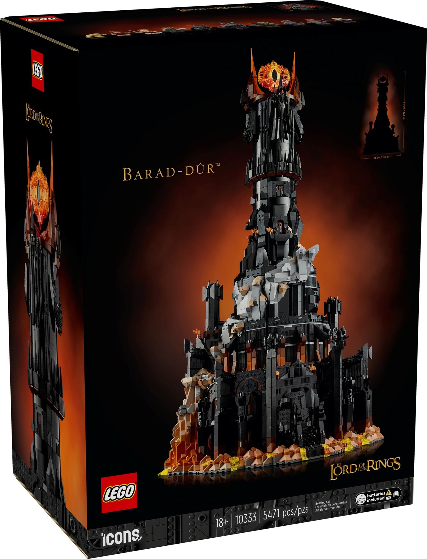 LEGO® Icons 10333 Der Herr der Ringe: Barad-dûr™