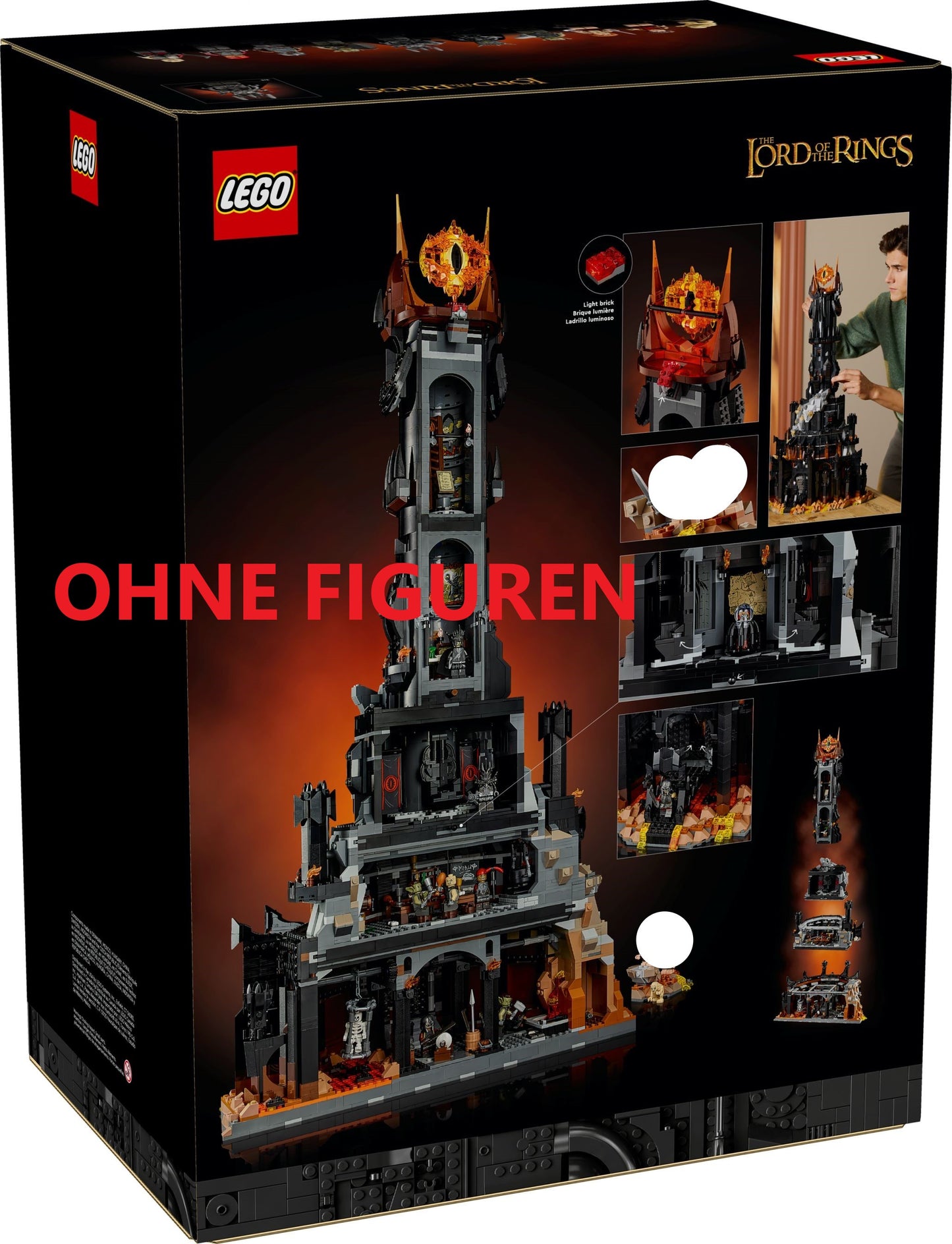 LEGO® Icons 10333 Der Herr der Ringe: Barad-dûr™ - OHNE MINIFIGUREN