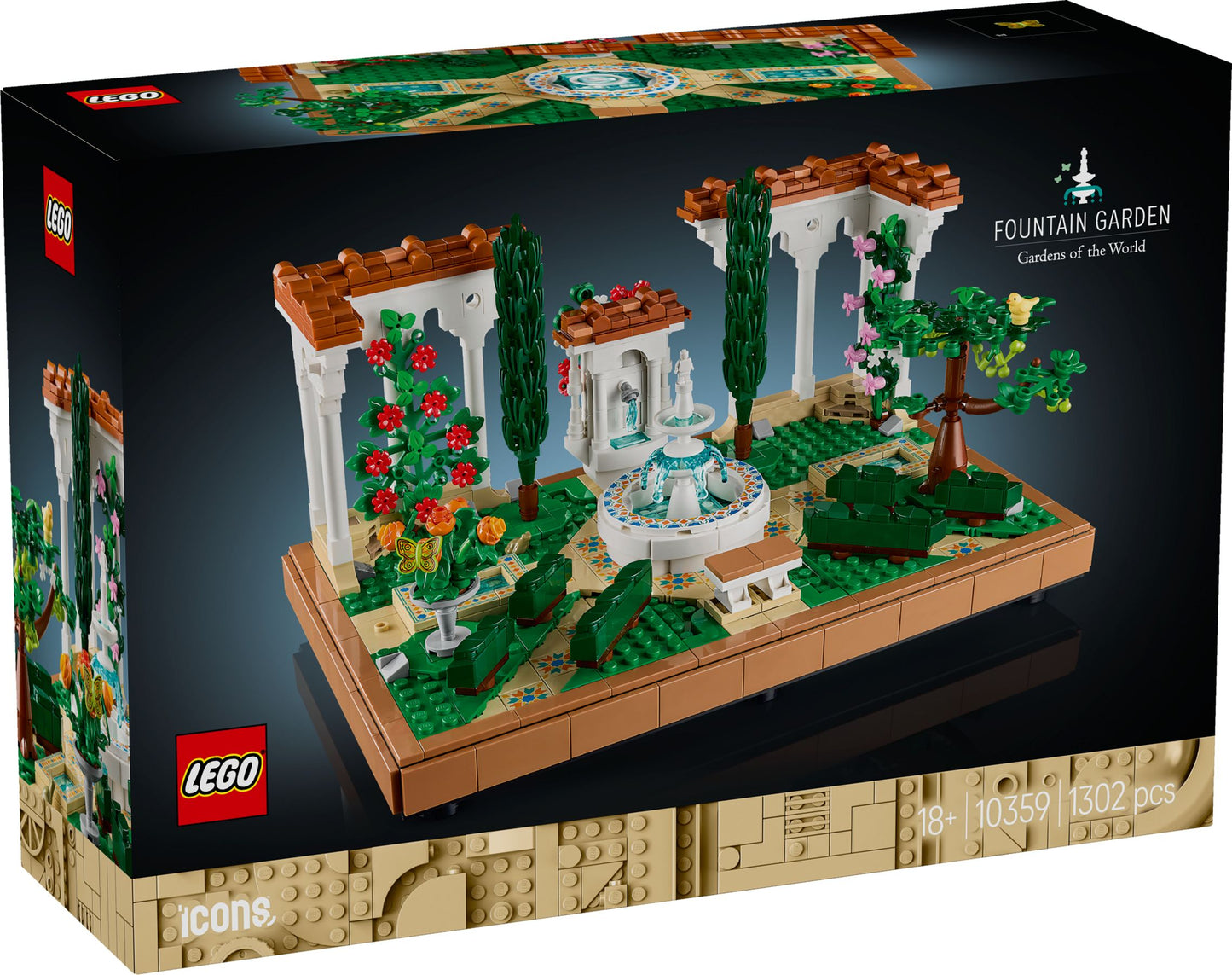 LEGO® Icons 10359 Springbrunnengarten