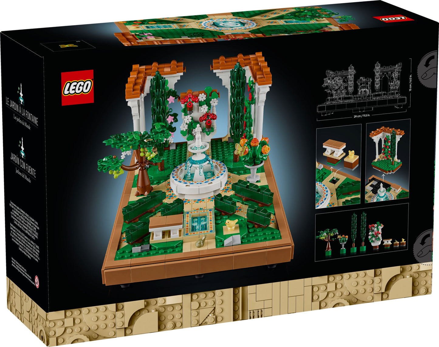 LEGO® Icons 10359 Springbrunnengarten