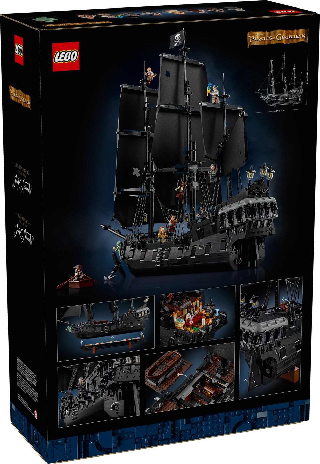 LEGO® Icons 10365 Captain Jack Sparrows Piratenschiff "Black Pearl"