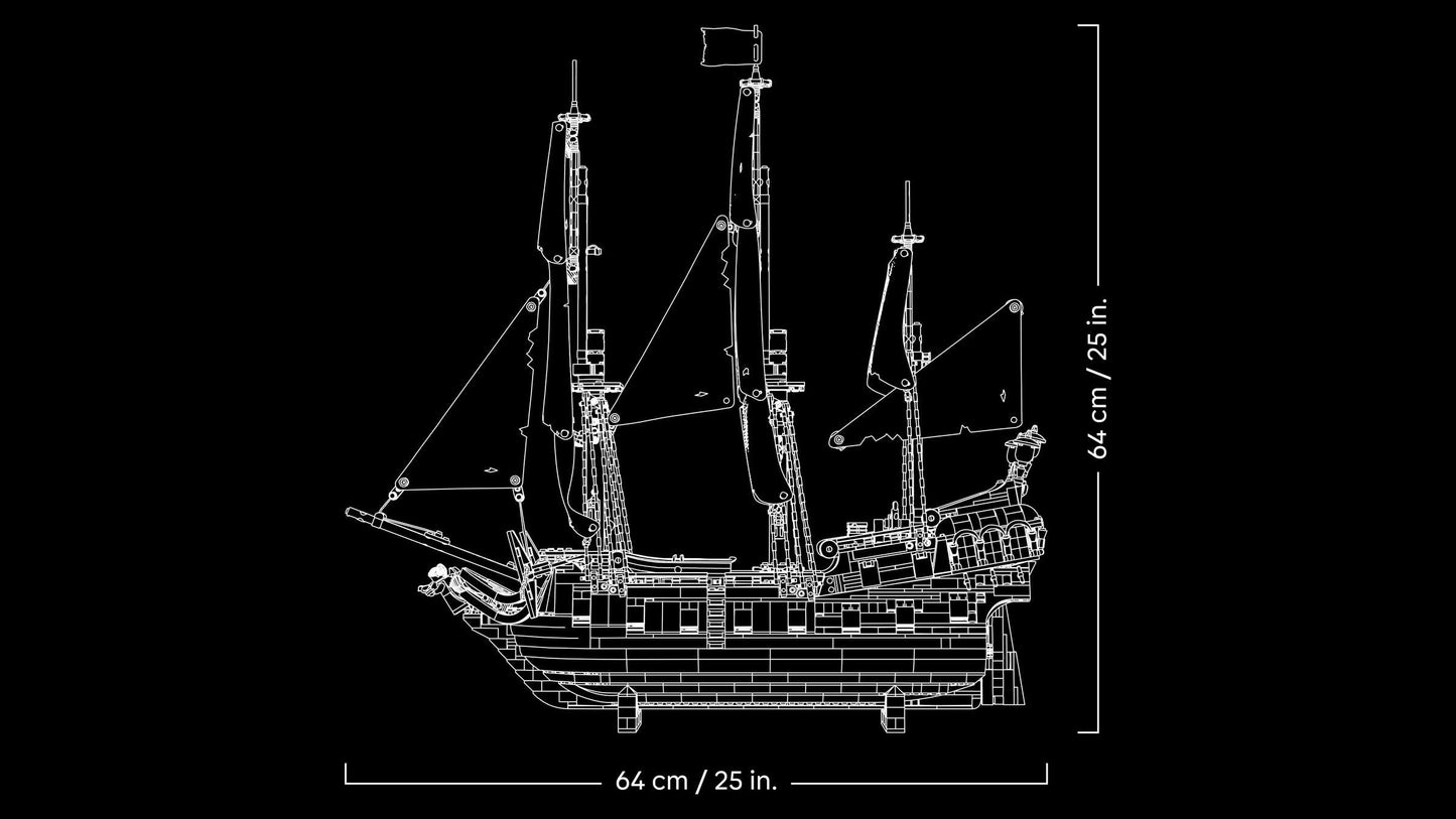 LEGO® Icons 10365 Captain Jack Sparrows Piratenschiff "Black Pearl"