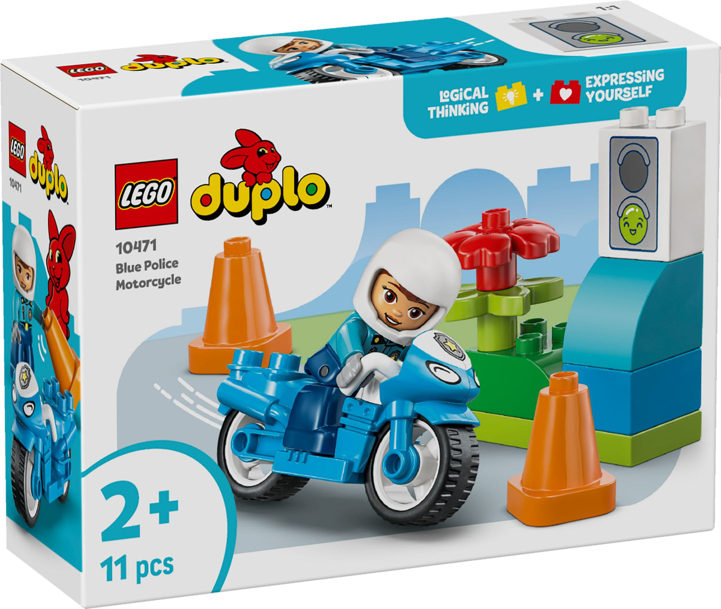 LEGO® Duplo 10471 Blaues Polizeimotorrad