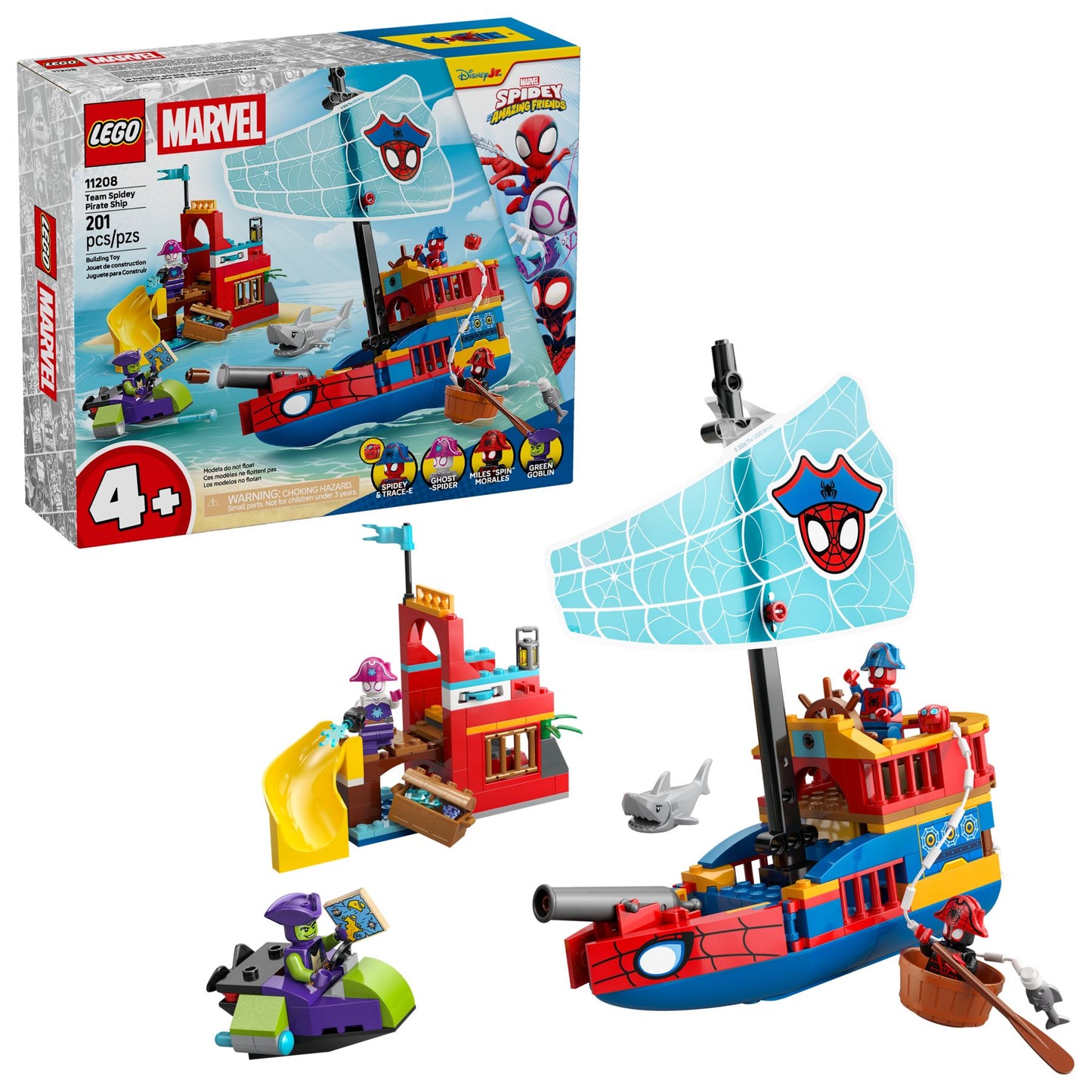 LEGO® Super Heroes 11208 Piratenschiff von Spideys Team