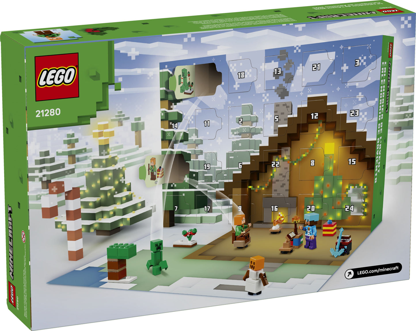 LEGO® Minecraft 21280│Minecraft® Adventskalender 2025