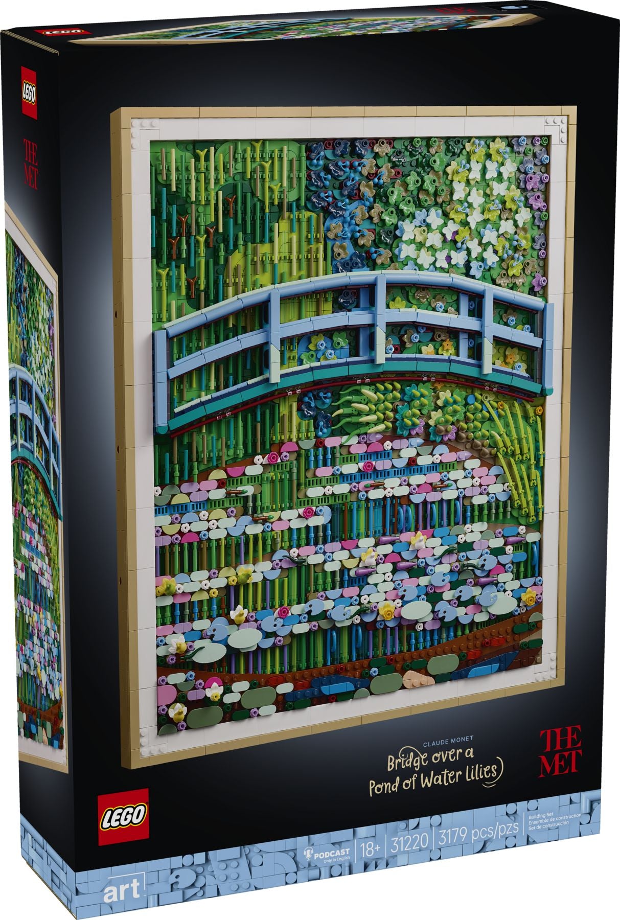 LEGO® Art 31220 Claude Monet – Brücke über einen Seerosenteich