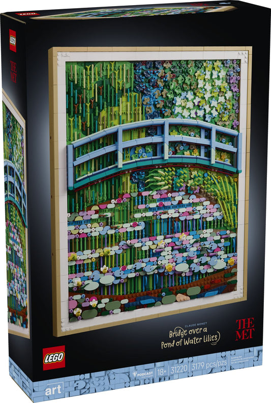 LEGO® Art 31220 Claude Monet – Brücke über einen Seerosenteich