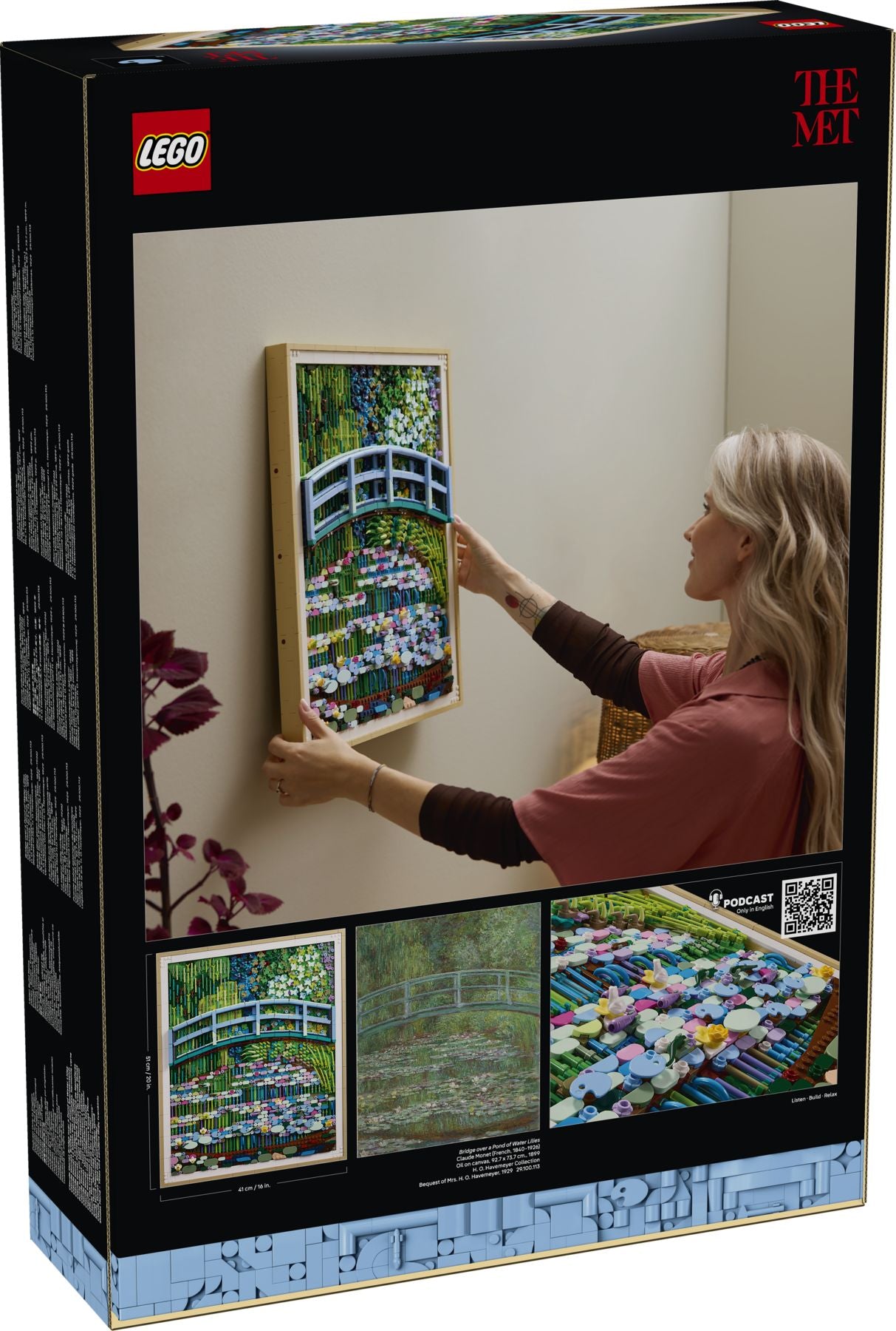 LEGO® Art 31220 Claude Monet – Brücke über einen Seerosenteich
