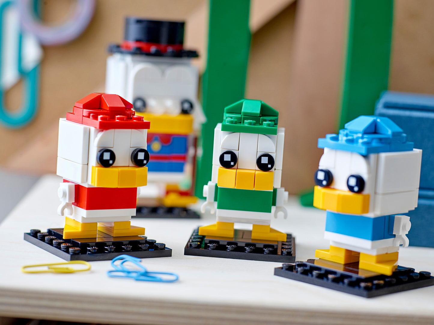 LEGO® BrickHeadz 40477 Dagobert Duck, Tick, Trick & Track