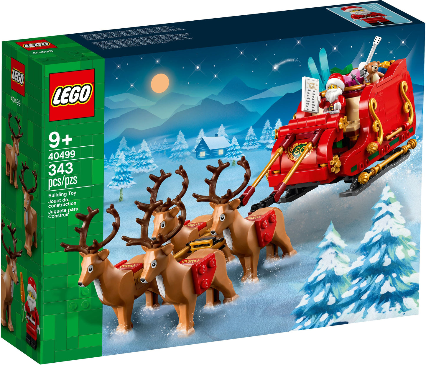 LEGO® 40499 Schlitten des Weihnachtsmanns